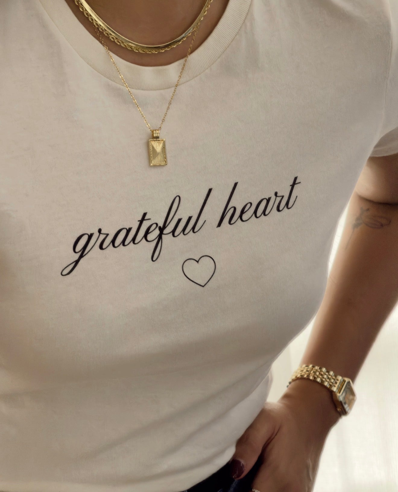 The Grateful Tee Beige
