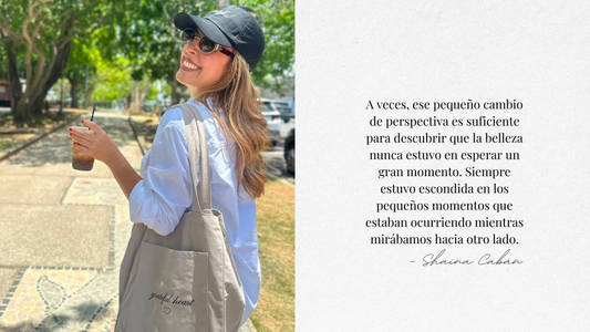 La diferencia entre vivir la vida y darte cuenta de que la estás viviendo por Shaina Cabán