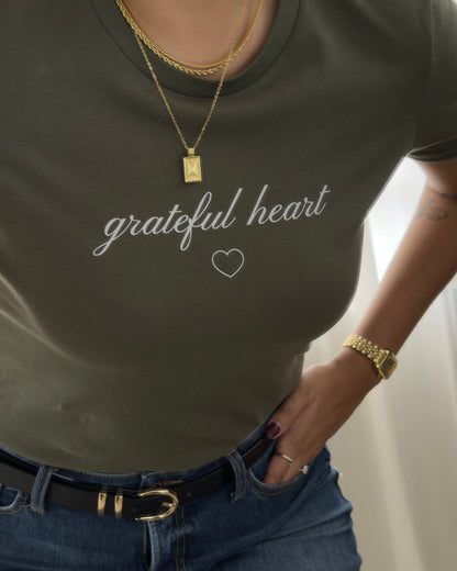 The Grateful Tee Olive Green