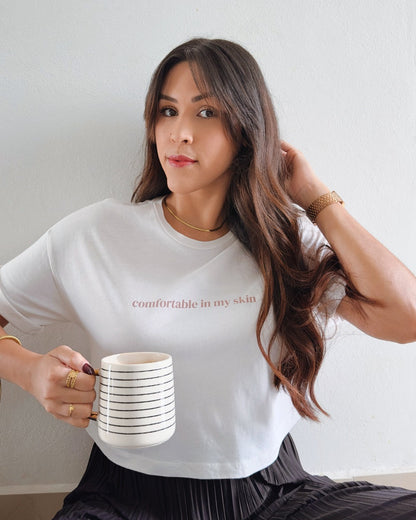In My Skin Oversized Cropped Tee