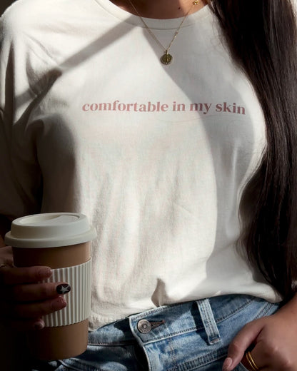 In My Skin Oversized Cropped Tee